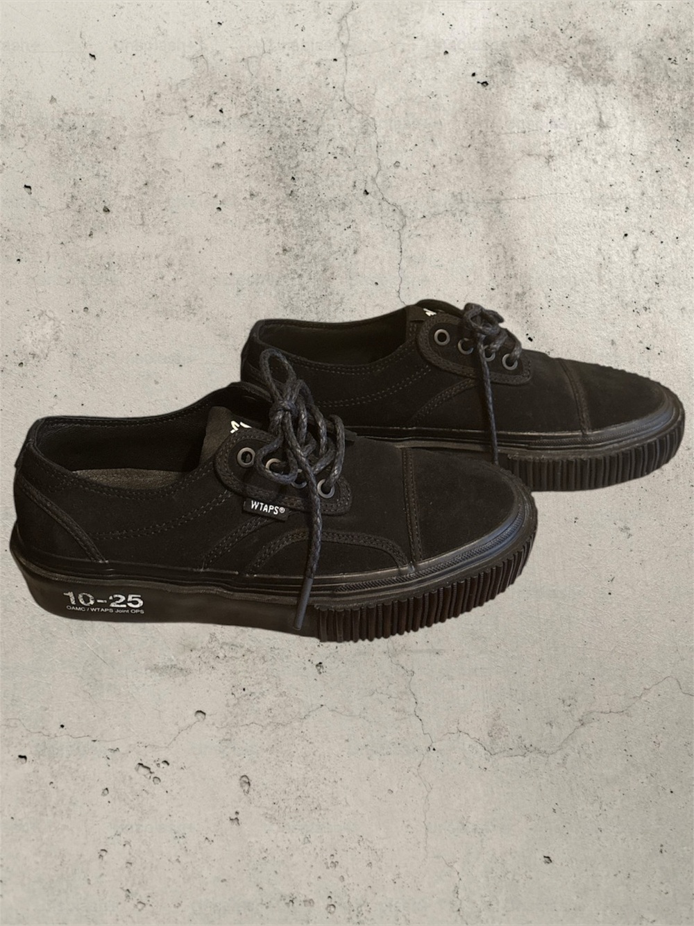 OAMC x WTAPS x OTW Seylynn Lug Sneaker in Black
